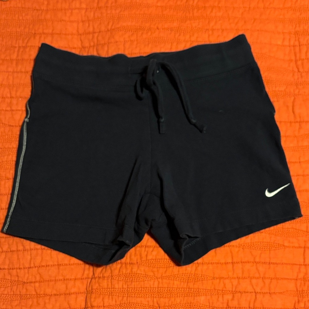 Nike Navy Sports Shorts with White Logo